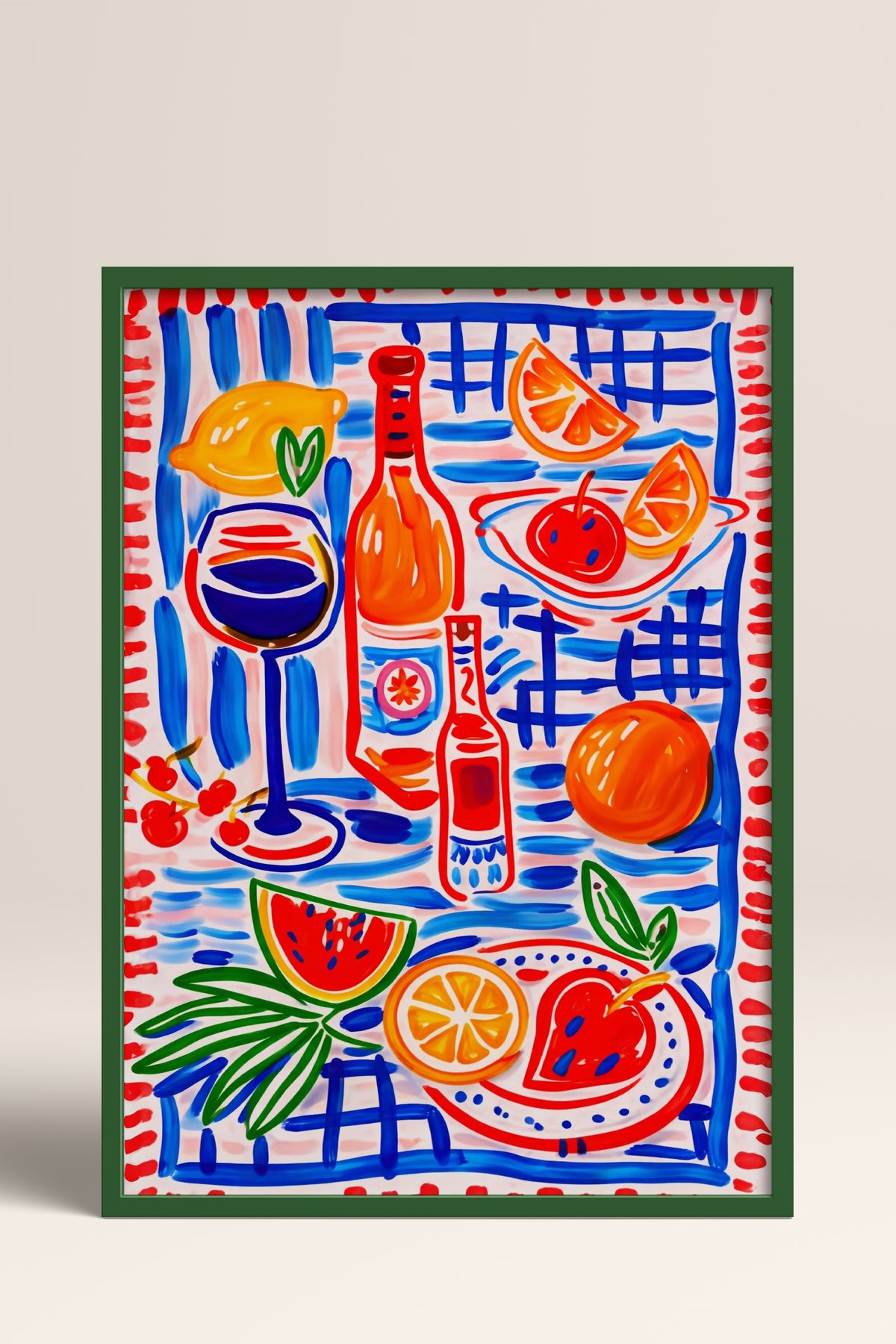 HOMEPACK Ahşap Çerçeveli Tablo Çerçeveli Poster Sanatsal Modern Duvar Dekoru BEK-8379