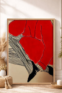 HOMEPACK Ahşap Çerçeveli Tablo Çerçeveli Poster Sanatsal Modern Duvar Dekoru BEK-8380