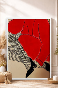 HOMEPACK Ahşap Çerçeveli Tablo Çerçeveli Poster Sanatsal Modern Duvar Dekoru BEK-8380