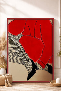 HOMEPACK Ahşap Çerçeveli Tablo Çerçeveli Poster Sanatsal Modern Duvar Dekoru BEK-8380