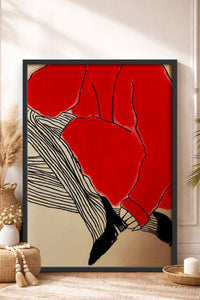 HOMEPACK Ahşap Çerçeveli Tablo Çerçeveli Poster Sanatsal Modern Duvar Dekoru BEK-8380