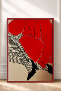 HOMEPACK Ahşap Çerçeveli Tablo Çerçeveli Poster Sanatsal Modern Duvar Dekoru BEK-8380