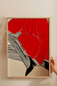 HOMEPACK Ahşap Çerçeveli Tablo Çerçeveli Poster Sanatsal Modern Duvar Dekoru BEK-8380