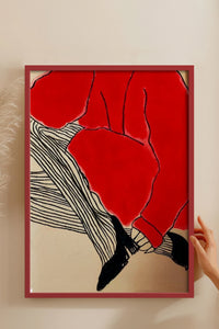 HOMEPACK Ahşap Çerçeveli Tablo Çerçeveli Poster Sanatsal Modern Duvar Dekoru BEK-8380