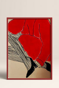 HOMEPACK Ahşap Çerçeveli Tablo Çerçeveli Poster Sanatsal Modern Duvar Dekoru BEK-8380