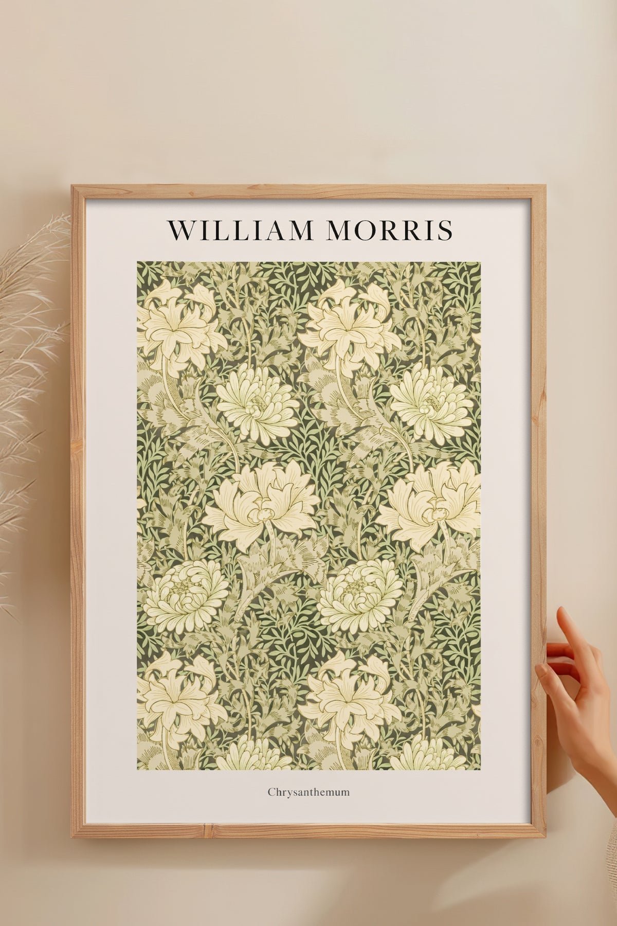 HOMEPACK Ahşap Çerçeveli Tablo Çerçeveli Poster Sanatsal Modern Duvar Dekoru BEK-8381