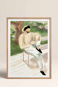 HOMEPACK Ahşap Çerçeveli Tablo Çerçeveli Poster Sanatsal Modern Duvar Dekoru BEK-8383