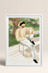 HOMEPACK Ahşap Çerçeveli Tablo Çerçeveli Poster Sanatsal Modern Duvar Dekoru BEK-8383