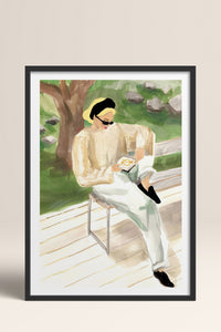 HOMEPACK Ahşap Çerçeveli Tablo Çerçeveli Poster Sanatsal Modern Duvar Dekoru BEK-8383