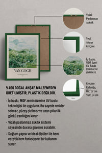 HOMEPACK Ahşap Çerçeveli Tablo Çerçeveli Poster Sanatsal Modern Duvar Dekoru BEK-8384