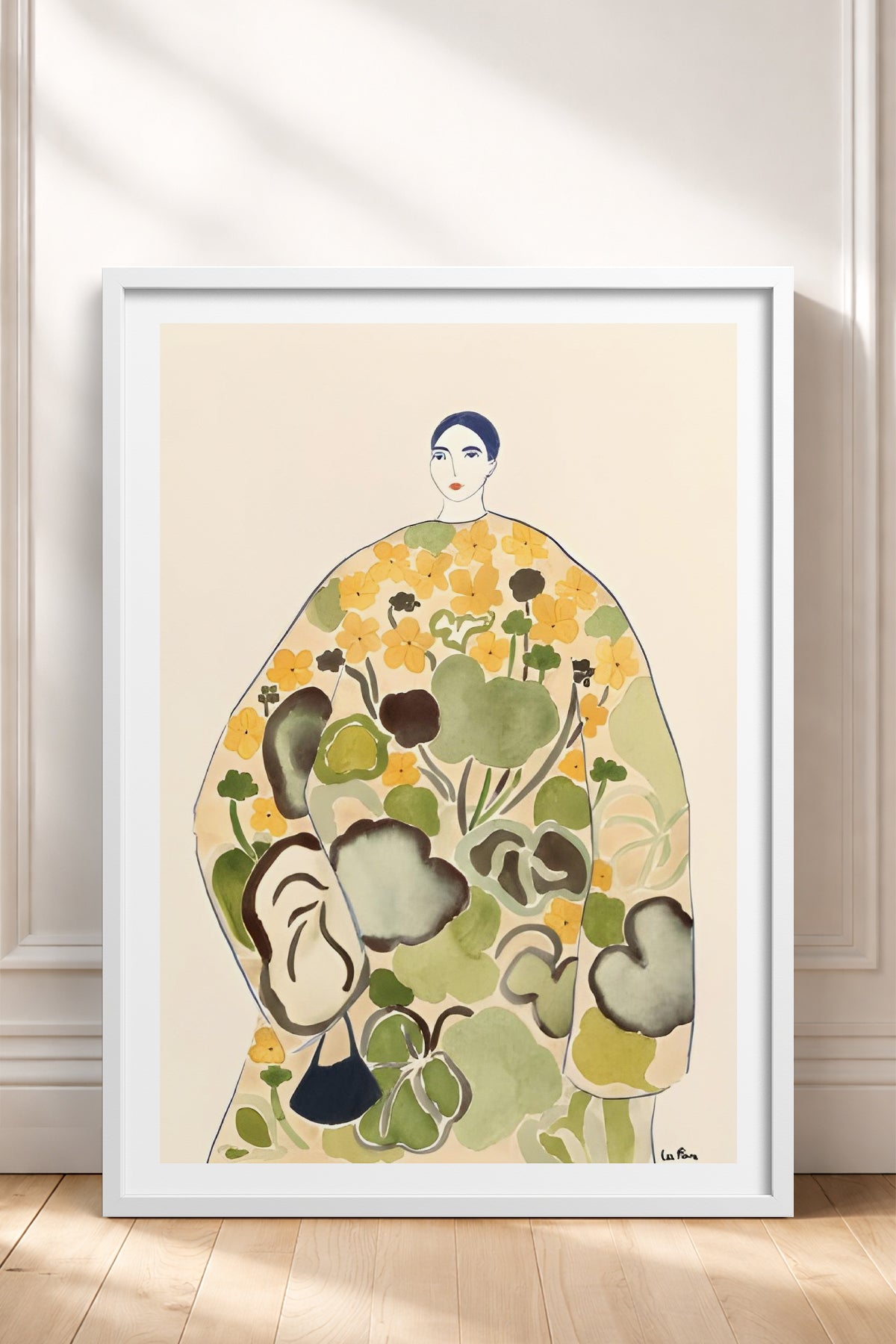 HOMEPACK Ahşap Çerçeveli Tablo Çerçeveli Poster Sanatsal Modern Duvar Dekoru BEK-8385