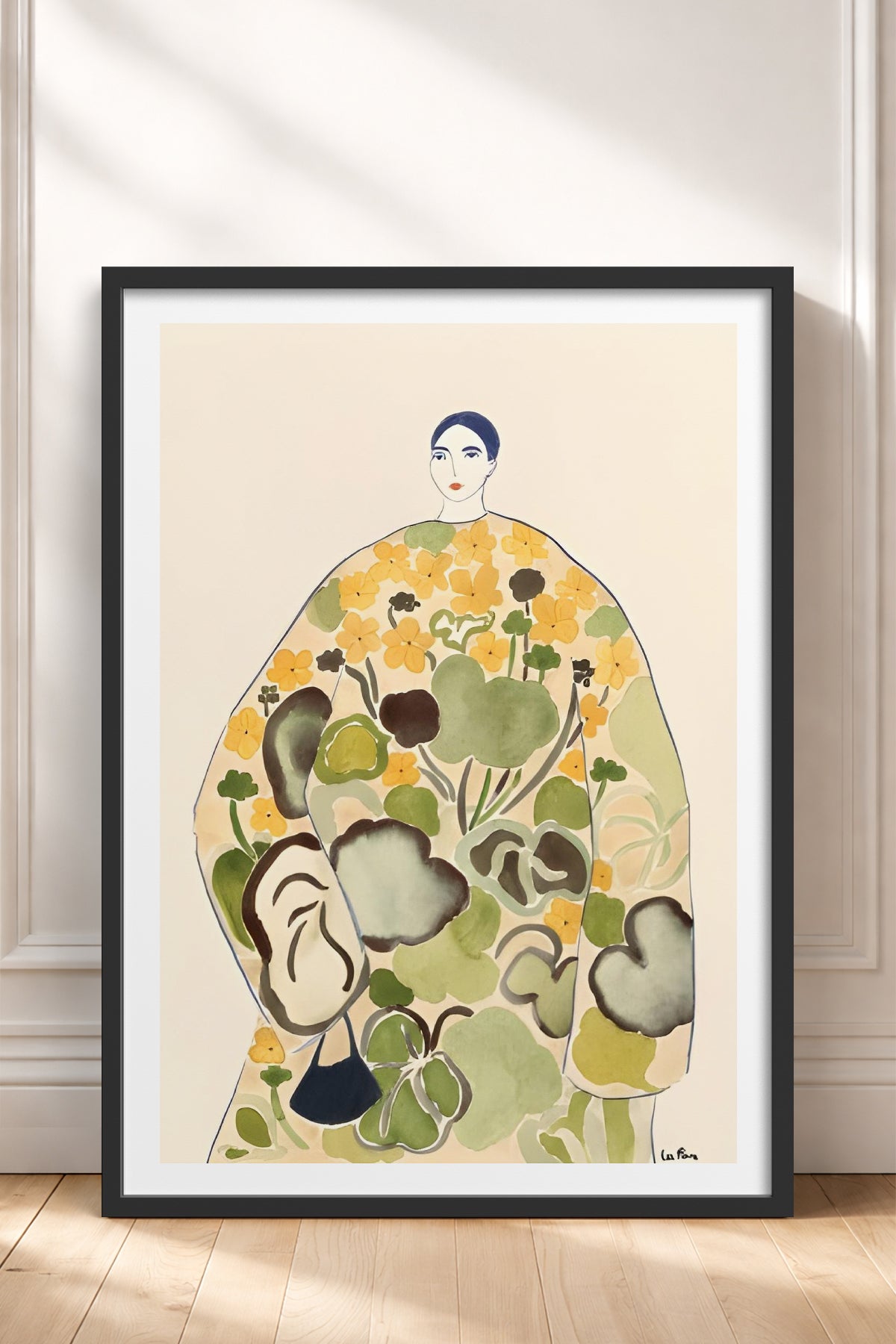 HOMEPACK Ahşap Çerçeveli Tablo Çerçeveli Poster Sanatsal Modern Duvar Dekoru BEK-8385