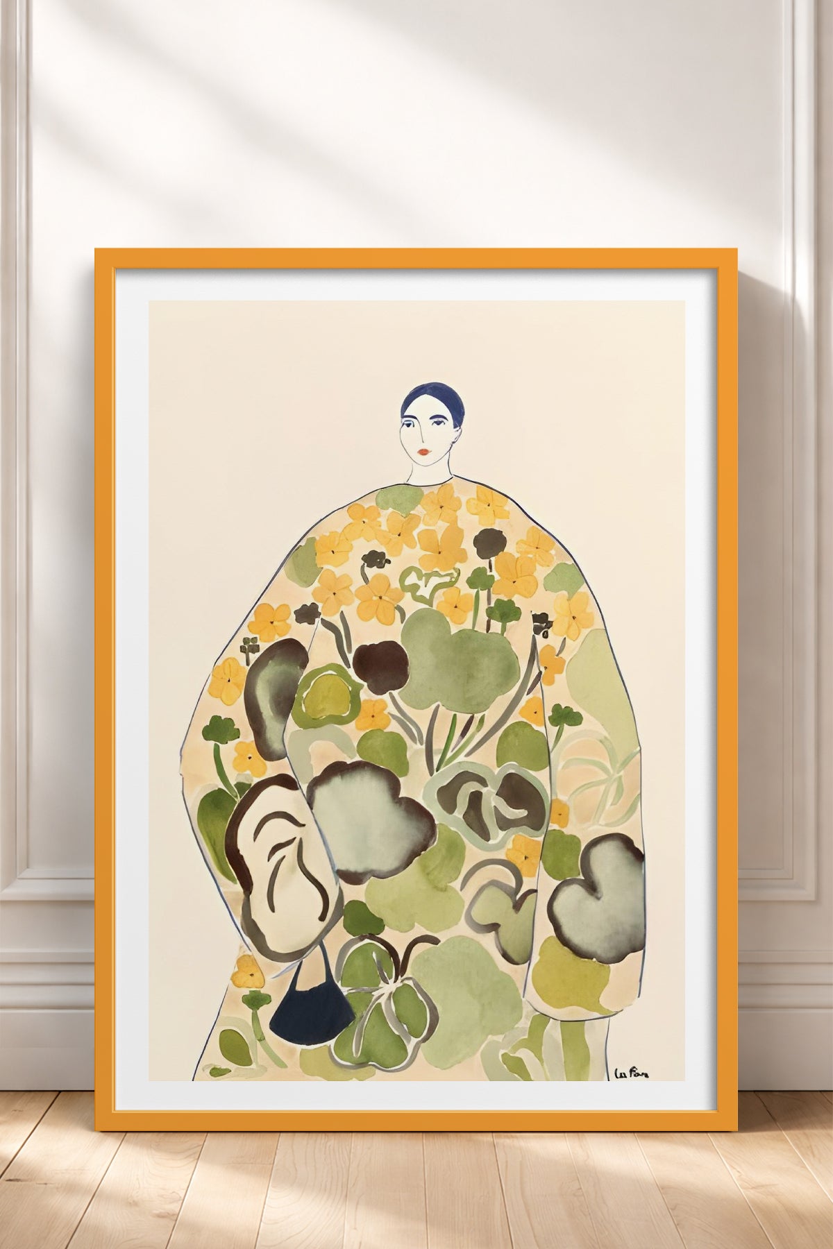 HOMEPACK Ahşap Çerçeveli Tablo Çerçeveli Poster Sanatsal Modern Duvar Dekoru BEK-8385