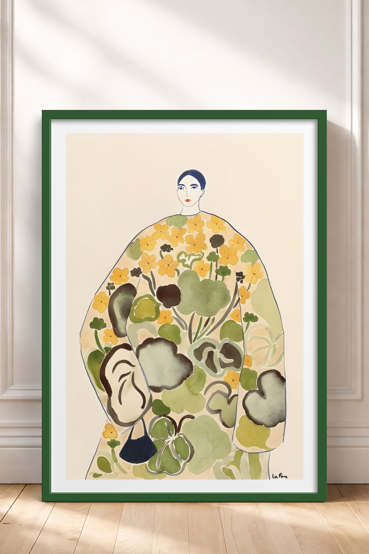HOMEPACK Ahşap Çerçeveli Tablo Çerçeveli Poster Sanatsal Modern Duvar Dekoru BEK-8385