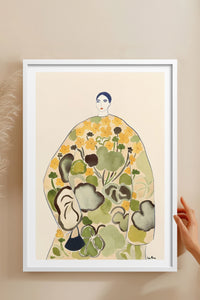 HOMEPACK Ahşap Çerçeveli Tablo Çerçeveli Poster Sanatsal Modern Duvar Dekoru BEK-8385