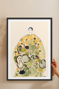HOMEPACK Ahşap Çerçeveli Tablo Çerçeveli Poster Sanatsal Modern Duvar Dekoru BEK-8385