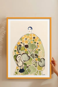 HOMEPACK Ahşap Çerçeveli Tablo Çerçeveli Poster Sanatsal Modern Duvar Dekoru BEK-8385