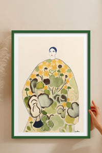 HOMEPACK Ahşap Çerçeveli Tablo Çerçeveli Poster Sanatsal Modern Duvar Dekoru BEK-8385