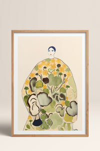 HOMEPACK Ahşap Çerçeveli Tablo Çerçeveli Poster Sanatsal Modern Duvar Dekoru BEK-8385