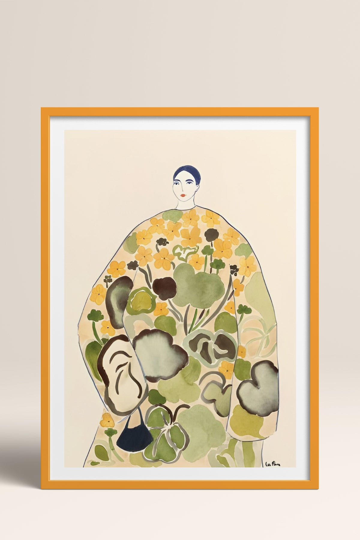 HOMEPACK Ahşap Çerçeveli Tablo Çerçeveli Poster Sanatsal Modern Duvar Dekoru BEK-8385