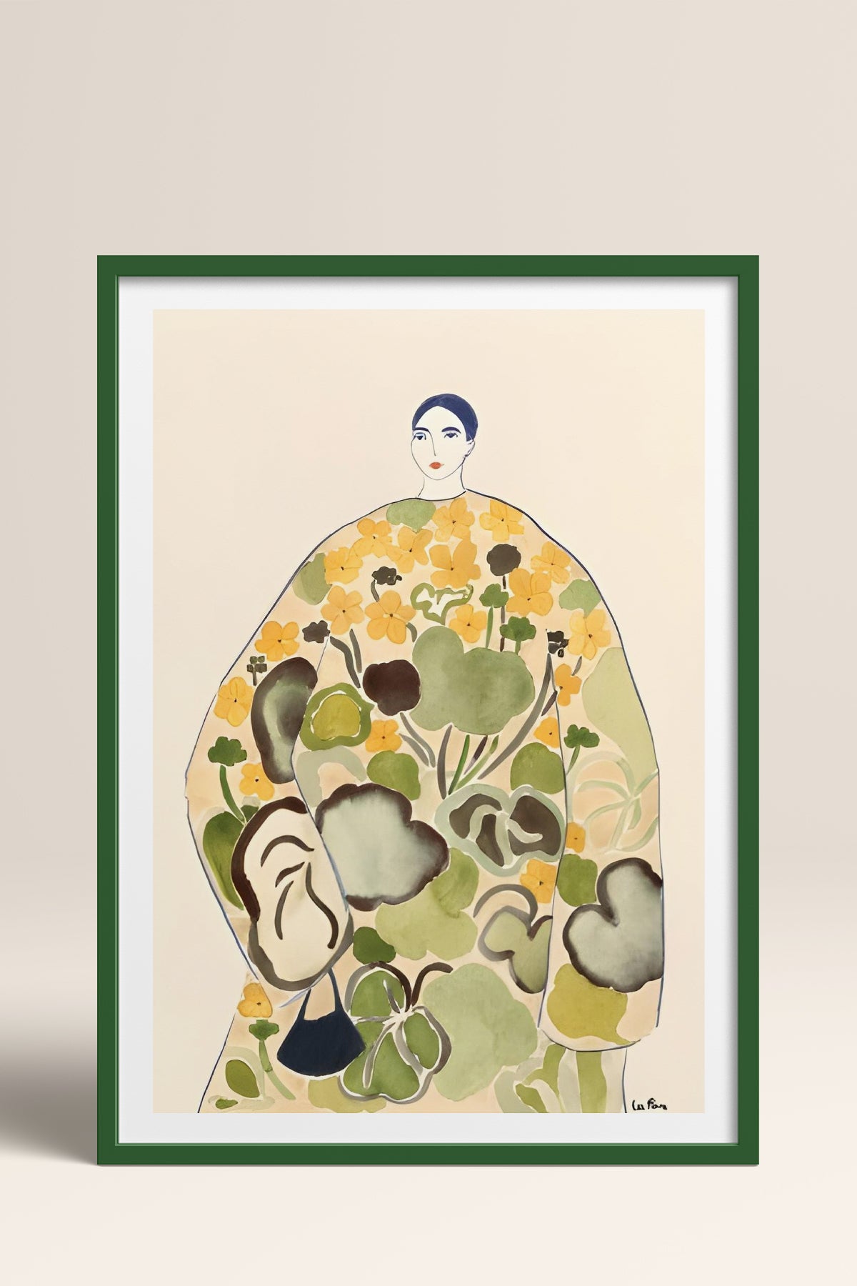 HOMEPACK Ahşap Çerçeveli Tablo Çerçeveli Poster Sanatsal Modern Duvar Dekoru BEK-8385
