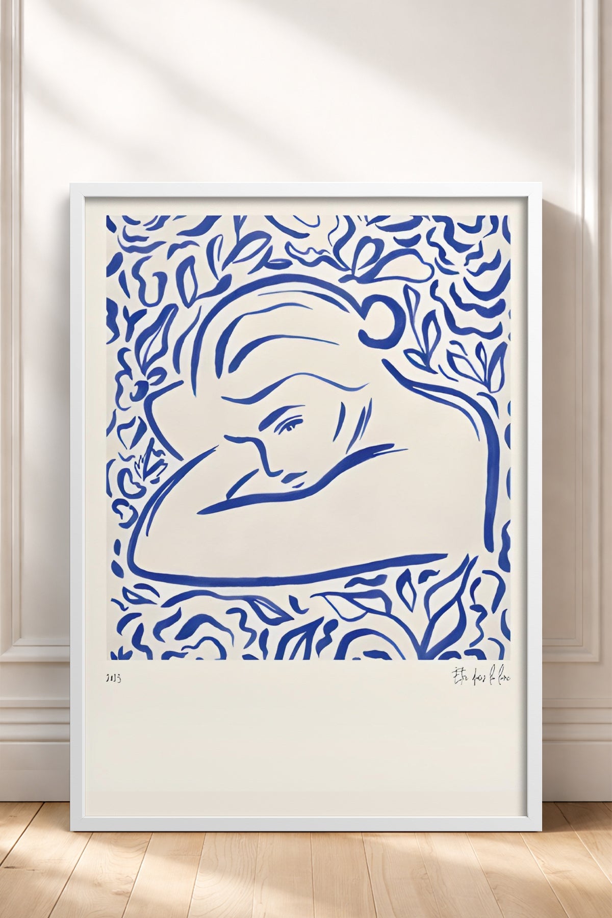 HOMEPACK Ahşap Çerçeveli Tablo Çerçeveli Poster Sanatsal Modern Duvar Dekoru BEK-8386