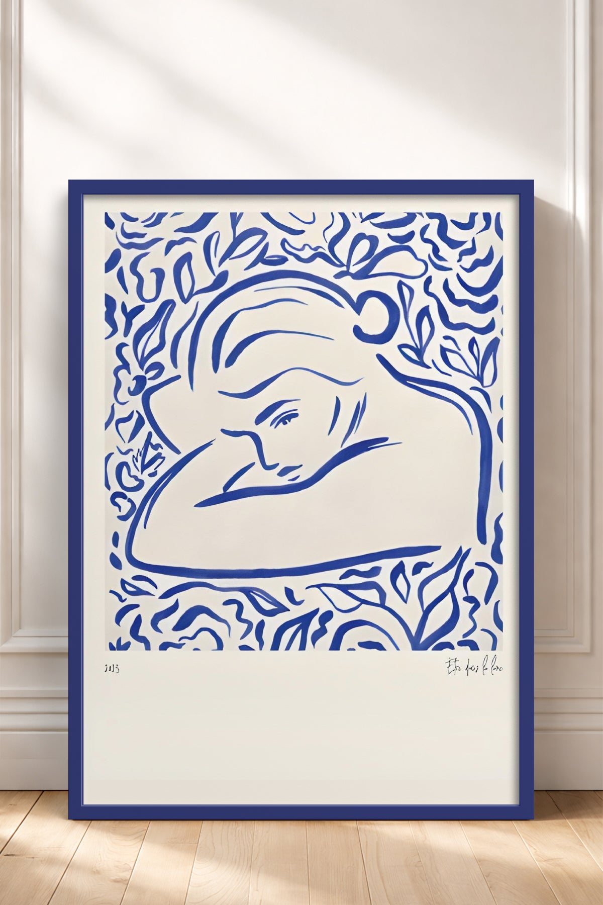 HOMEPACK Ahşap Çerçeveli Tablo Çerçeveli Poster Sanatsal Modern Duvar Dekoru BEK-8386