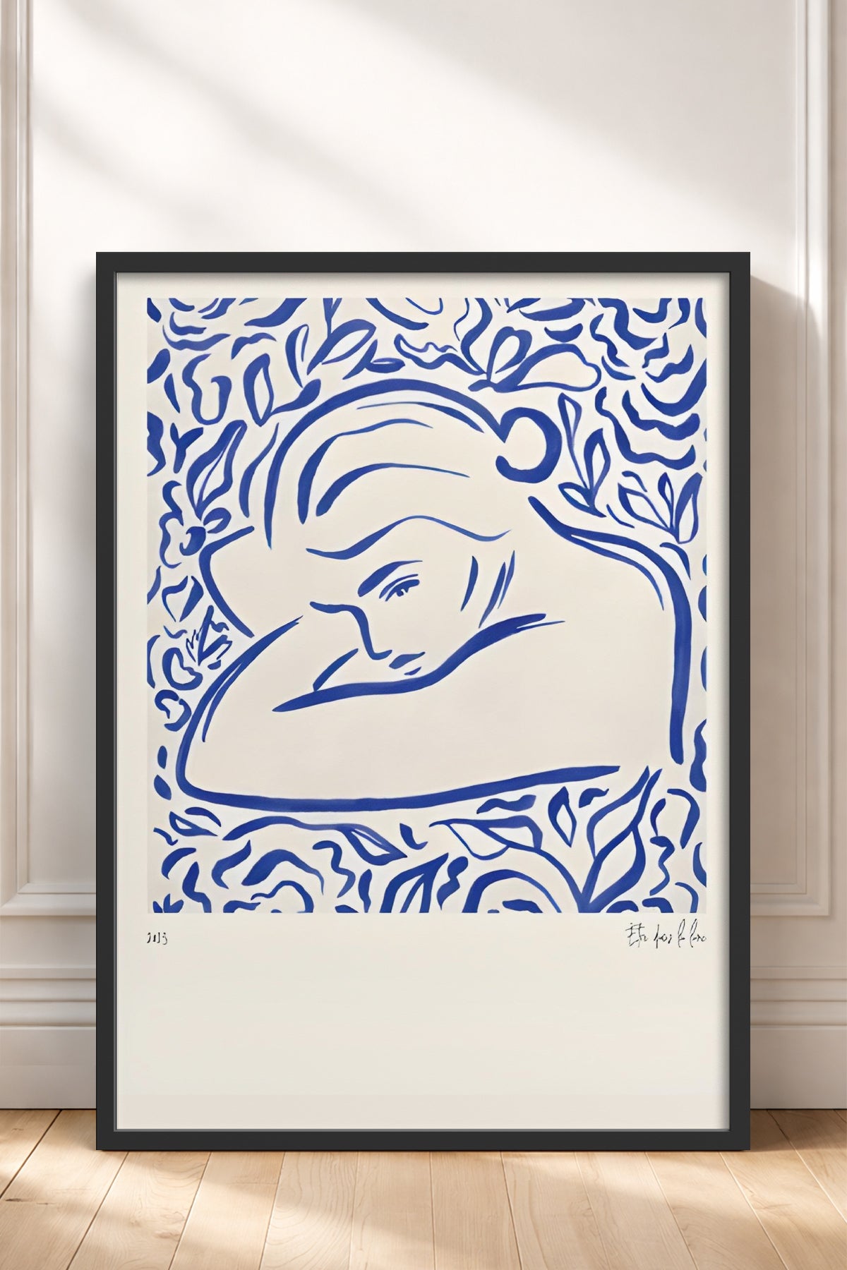 HOMEPACK Ahşap Çerçeveli Tablo Çerçeveli Poster Sanatsal Modern Duvar Dekoru BEK-8386