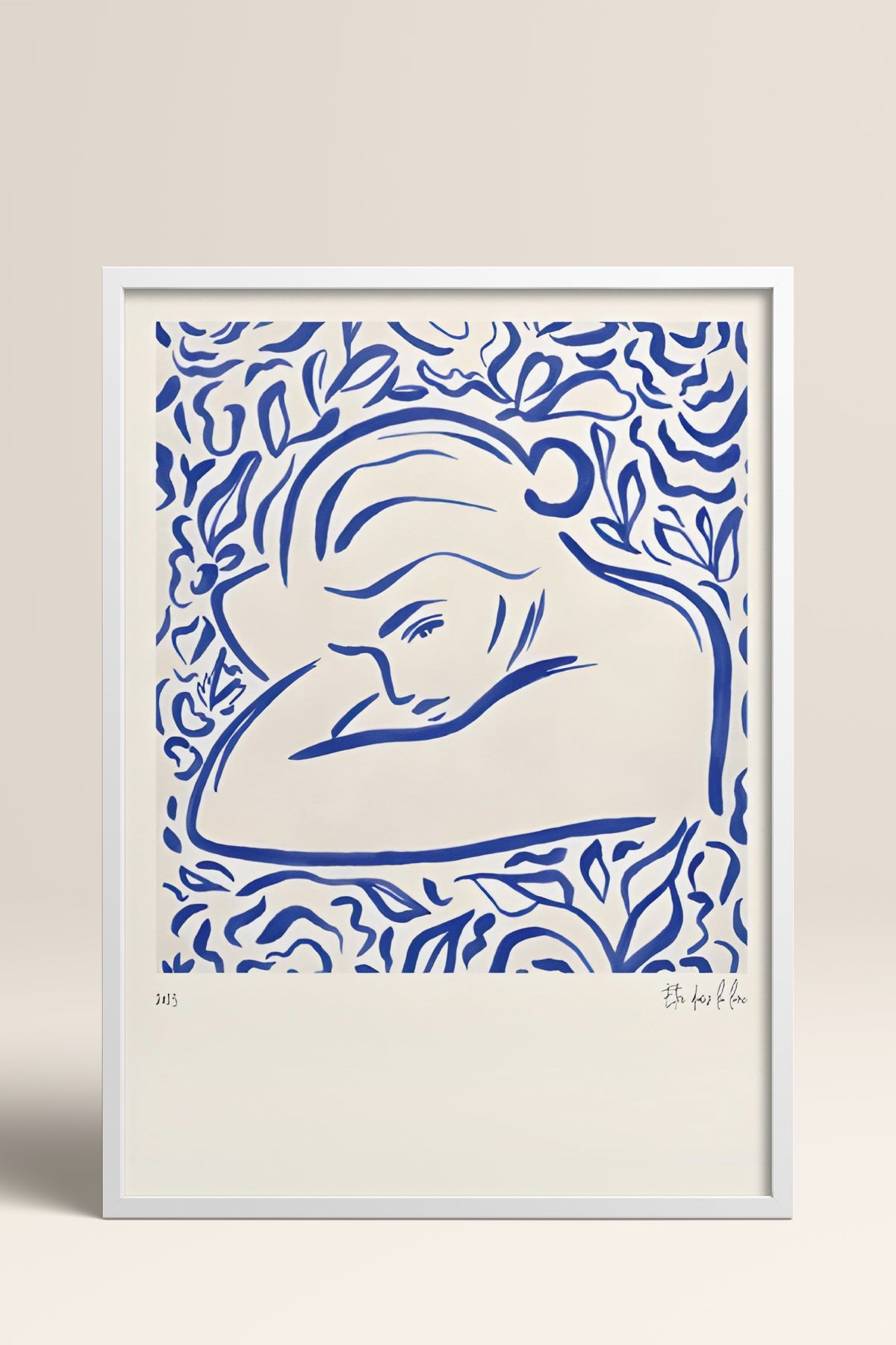 HOMEPACK Ahşap Çerçeveli Tablo Çerçeveli Poster Sanatsal Modern Duvar Dekoru BEK-8386