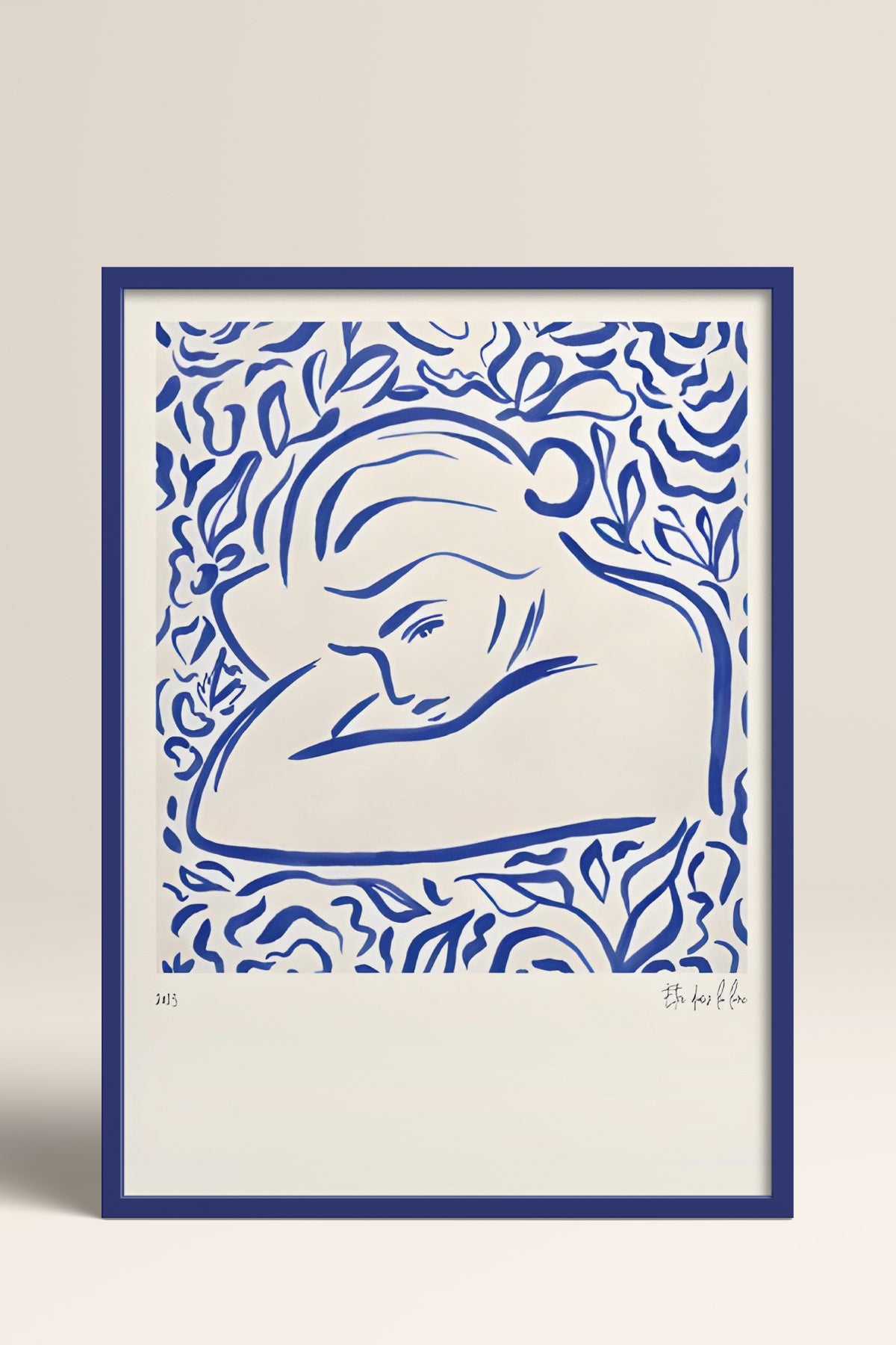HOMEPACK Ahşap Çerçeveli Tablo Çerçeveli Poster Sanatsal Modern Duvar Dekoru BEK-8386