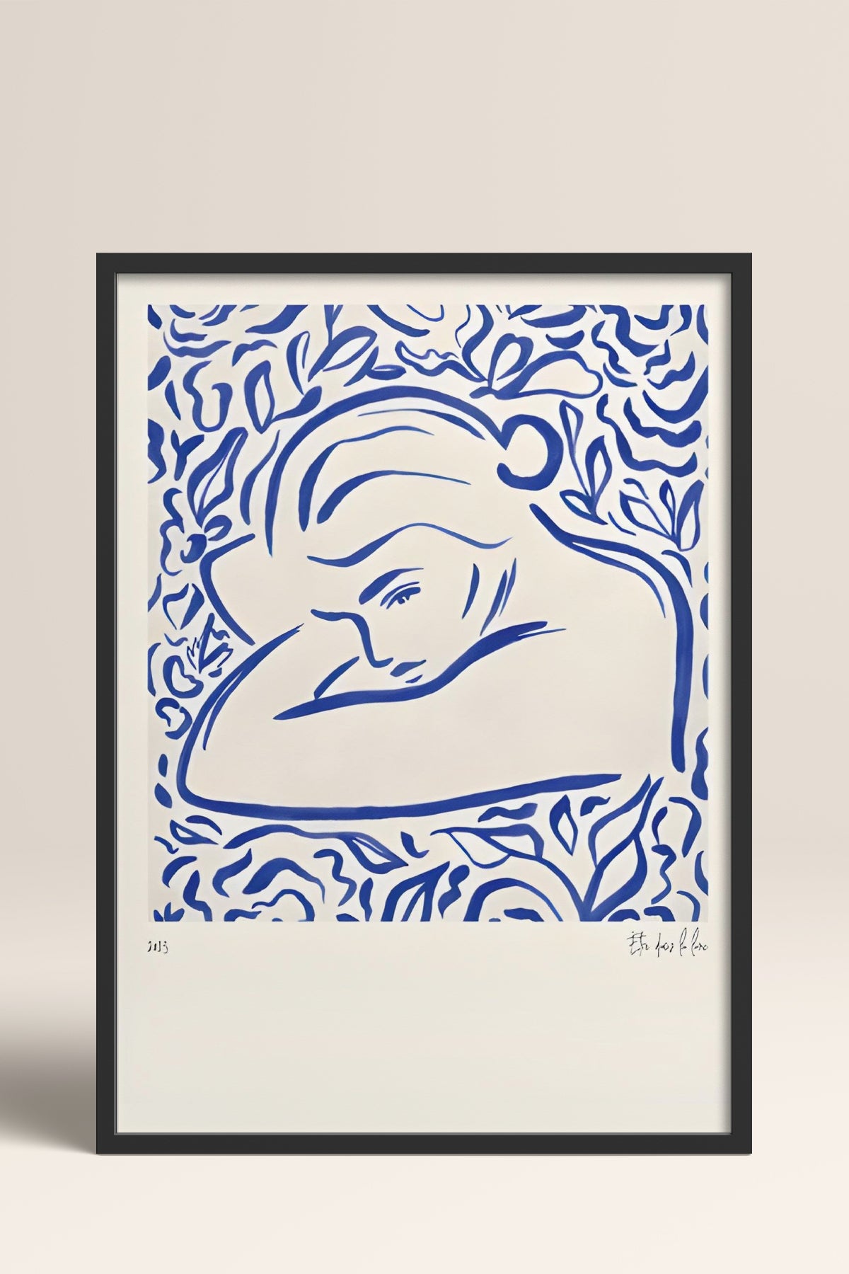 HOMEPACK Ahşap Çerçeveli Tablo Çerçeveli Poster Sanatsal Modern Duvar Dekoru BEK-8386