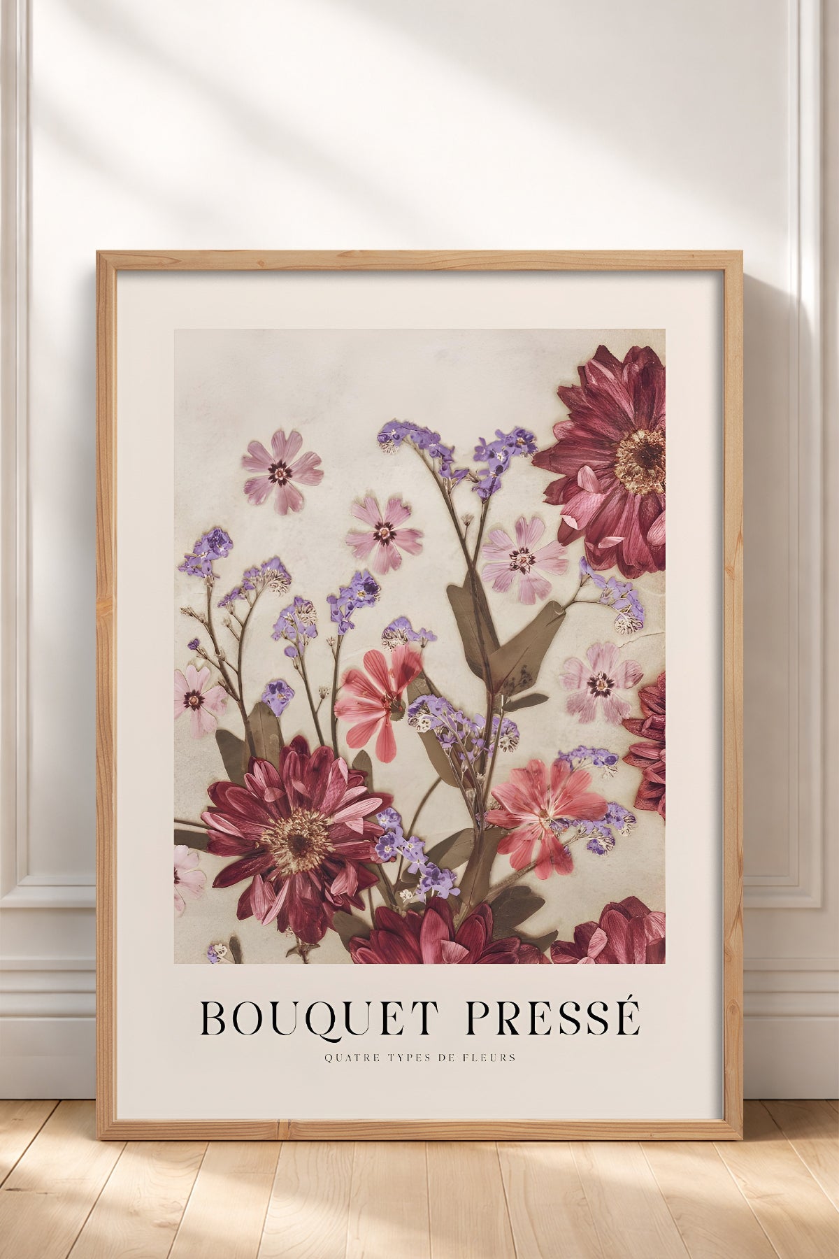 HOMEPACK Ahşap Çerçeveli Tablo Çerçeveli Poster Sanatsal Modern Duvar Dekoru BEK-8391