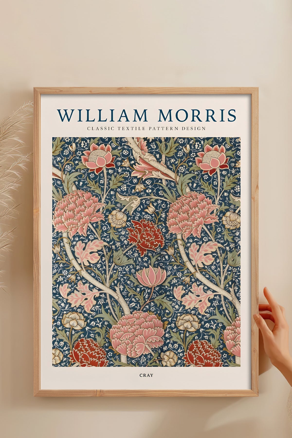 HOMEPACK Ahşap Çerçeveli Tablo Çerçeveli Poster Sanatsal Modern Duvar Dekoru BEK-8392