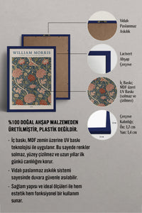 HOMEPACK Ahşap Çerçeveli Tablo Çerçeveli Poster Sanatsal Modern Duvar Dekoru BEK-8392