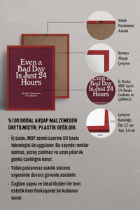 HOMEPACK Ahşap Çerçeveli Tablo Çerçeveli Poster Sanatsal Modern Duvar Dekoru BEK-8393