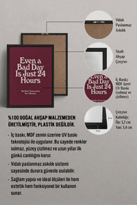 HOMEPACK Ahşap Çerçeveli Tablo Çerçeveli Poster Sanatsal Modern Duvar Dekoru BEK-8393