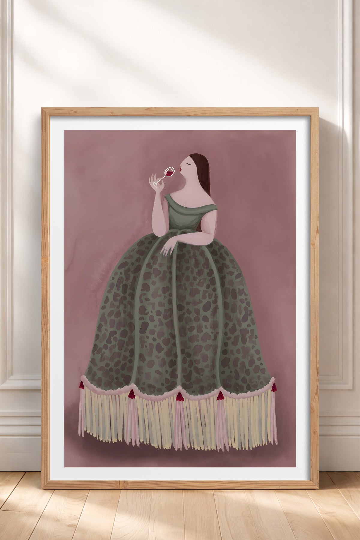 HOMEPACK Ahşap Çerçeveli Tablo Çerçeveli Poster Sanatsal Modern Duvar Dekoru BEK-8394