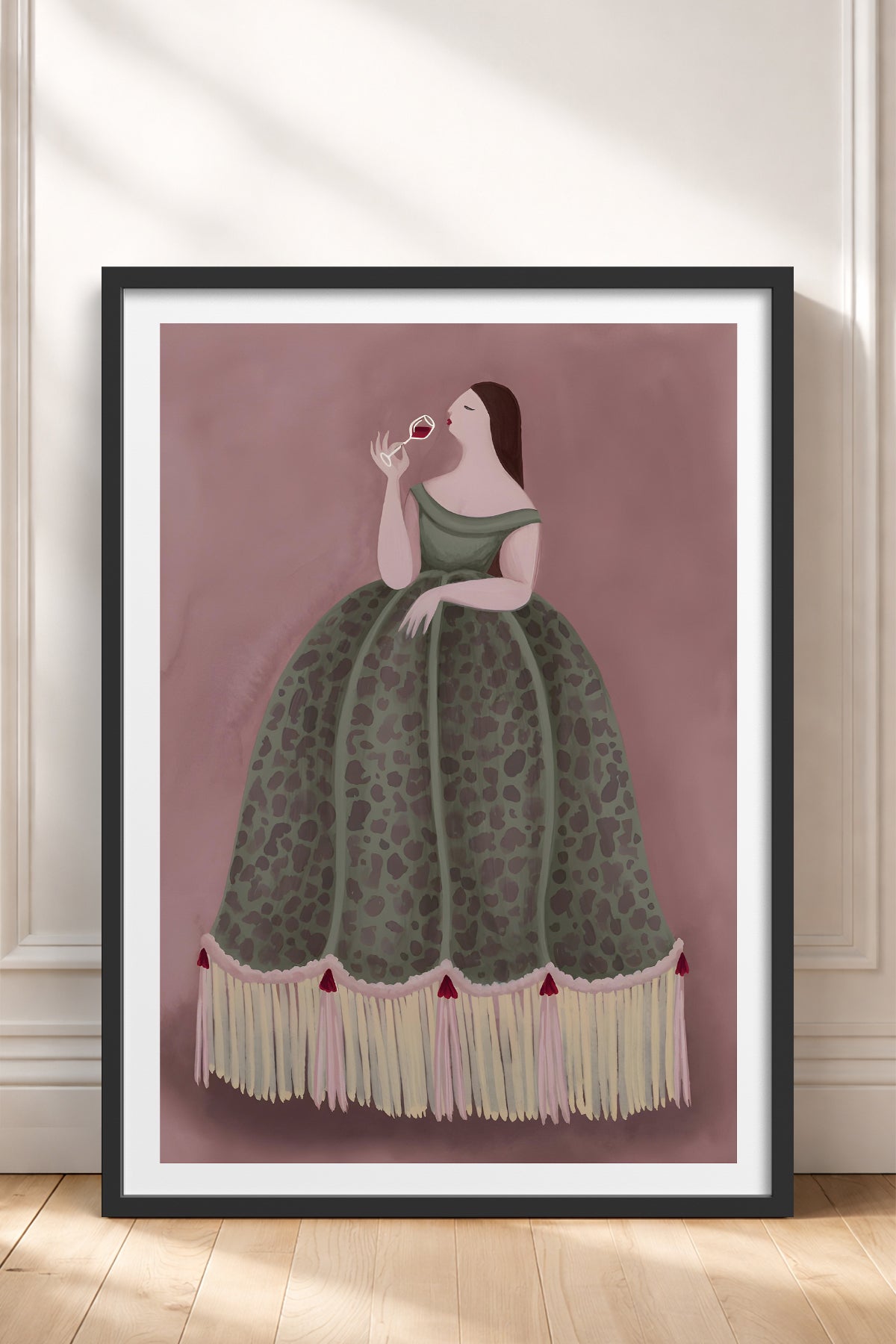 HOMEPACK Ahşap Çerçeveli Tablo Çerçeveli Poster Sanatsal Modern Duvar Dekoru BEK-8394