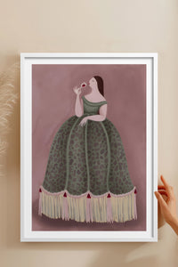 HOMEPACK Ahşap Çerçeveli Tablo Çerçeveli Poster Sanatsal Modern Duvar Dekoru BEK-8394