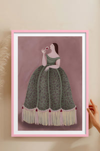HOMEPACK Ahşap Çerçeveli Tablo Çerçeveli Poster Sanatsal Modern Duvar Dekoru BEK-8394