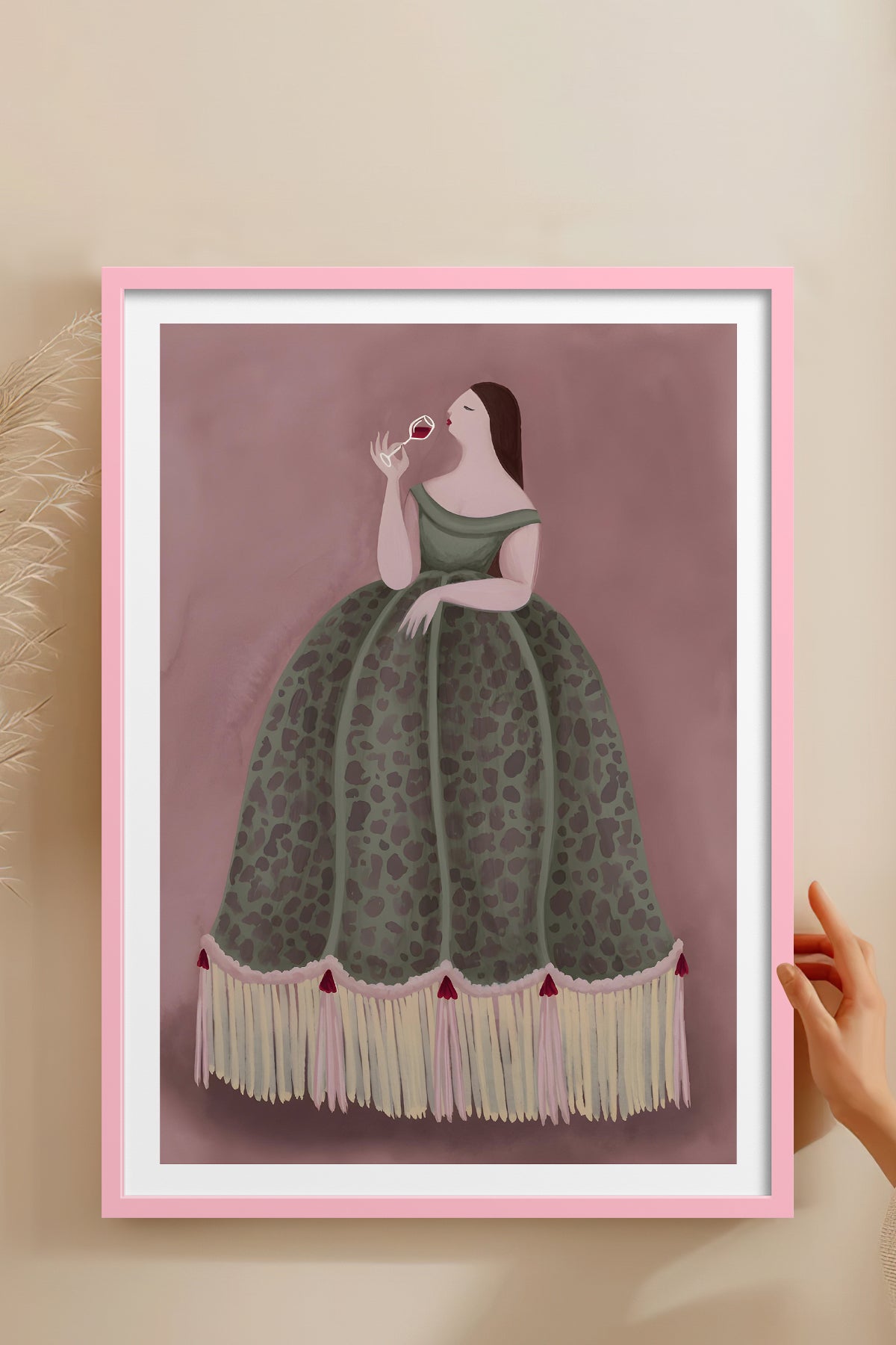 HOMEPACK Ahşap Çerçeveli Tablo Çerçeveli Poster Sanatsal Modern Duvar Dekoru BEK-8394