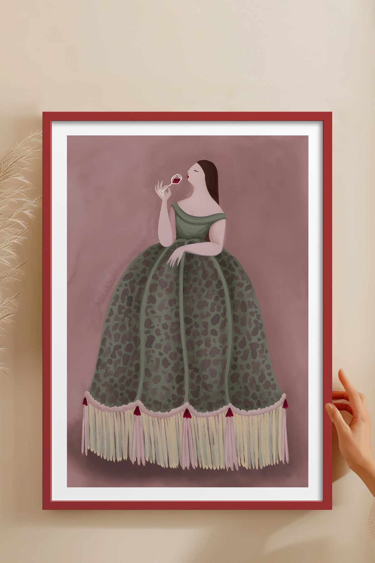 HOMEPACK Ahşap Çerçeveli Tablo Çerçeveli Poster Sanatsal Modern Duvar Dekoru BEK-8394