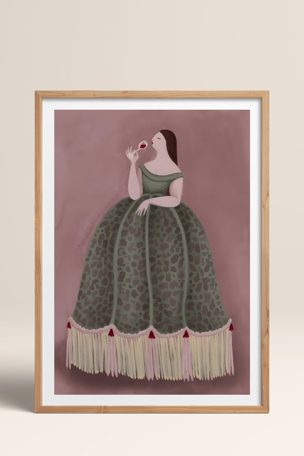 HOMEPACK Ahşap Çerçeveli Tablo Çerçeveli Poster Sanatsal Modern Duvar Dekoru BEK-8394