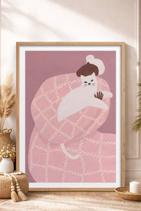HOMEPACK Ahşap Çerçeveli Tablo Çerçeveli Poster Sanatsal Modern Duvar Dekoru BEK-8395