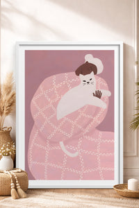 HOMEPACK Ahşap Çerçeveli Tablo Çerçeveli Poster Sanatsal Modern Duvar Dekoru BEK-8395