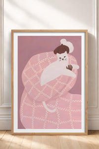 HOMEPACK Ahşap Çerçeveli Tablo Çerçeveli Poster Sanatsal Modern Duvar Dekoru BEK-8395
