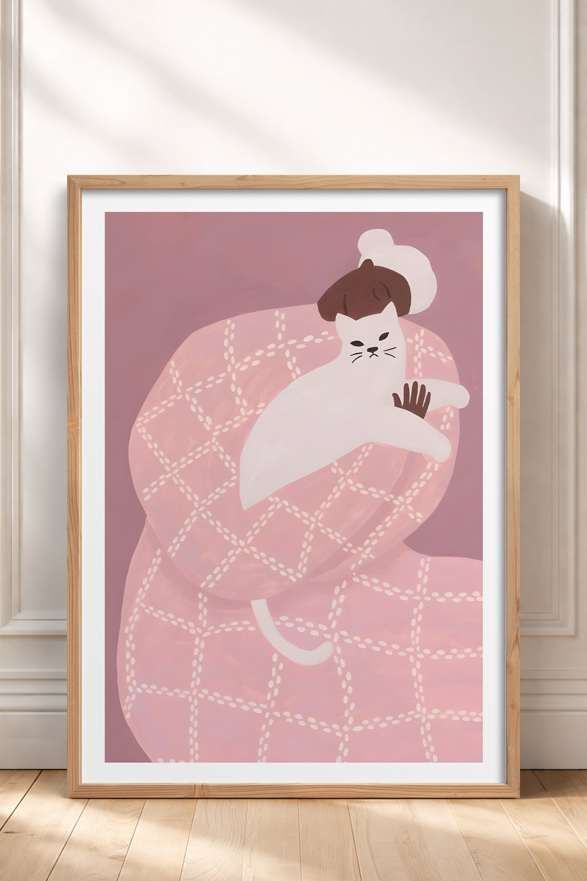 HOMEPACK Ahşap Çerçeveli Tablo Çerçeveli Poster Sanatsal Modern Duvar Dekoru BEK-8395