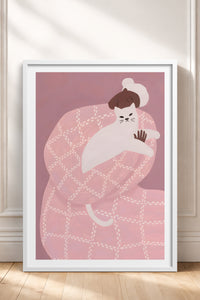 HOMEPACK Ahşap Çerçeveli Tablo Çerçeveli Poster Sanatsal Modern Duvar Dekoru BEK-8395
