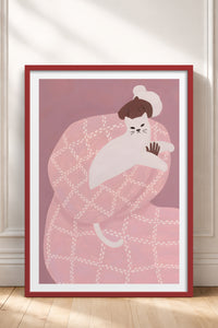 HOMEPACK Ahşap Çerçeveli Tablo Çerçeveli Poster Sanatsal Modern Duvar Dekoru BEK-8395