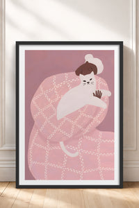 HOMEPACK Ahşap Çerçeveli Tablo Çerçeveli Poster Sanatsal Modern Duvar Dekoru BEK-8395